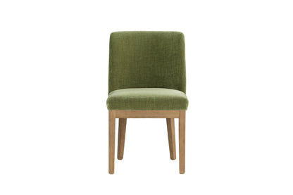 Nouvelle Green Fabric Dining Chair
