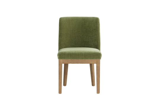 Nouvelle Green Fabric Dining Chair
