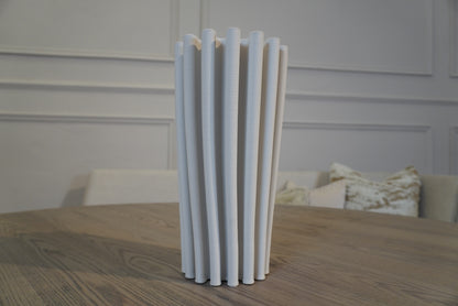 Small White Athena Vase