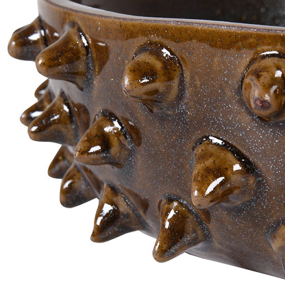 Mahogany Terracotta Spike Bowl