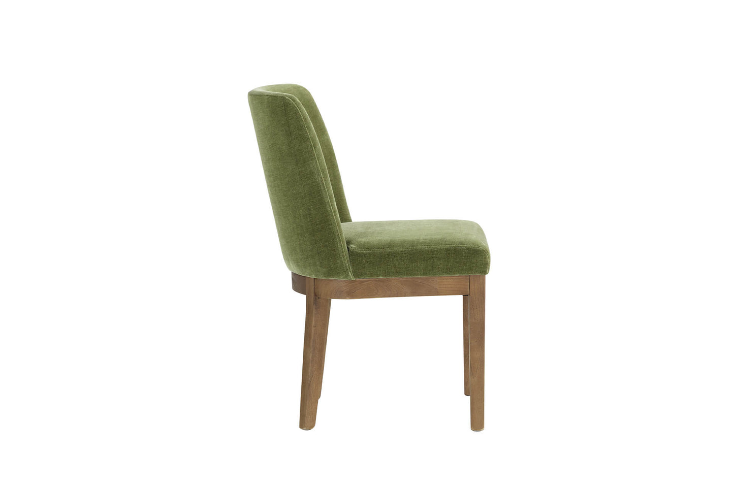 Nouvelle Green Fabric Dining Chair