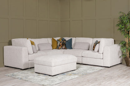 Matera Light Grey Corner Sofa