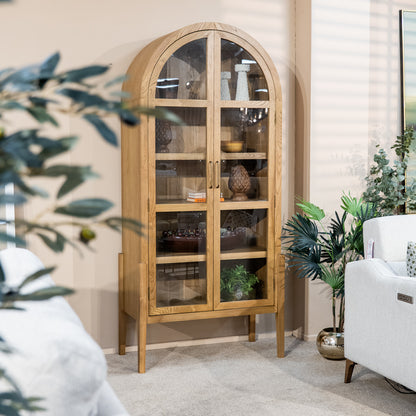 Riley Top 5 Shelf Display Cabinet
