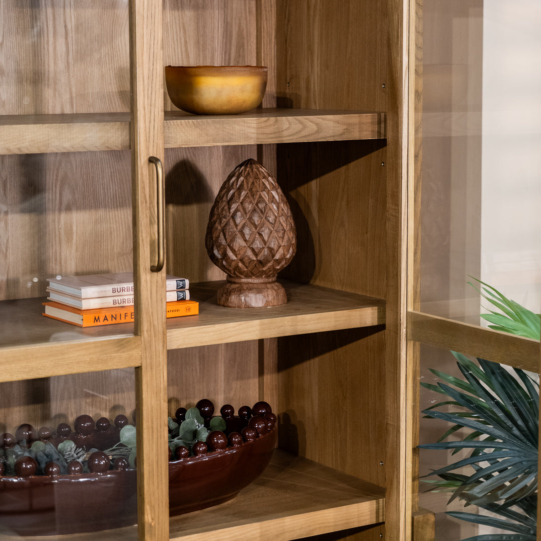 Riley Top 5 Shelf Display Cabinet