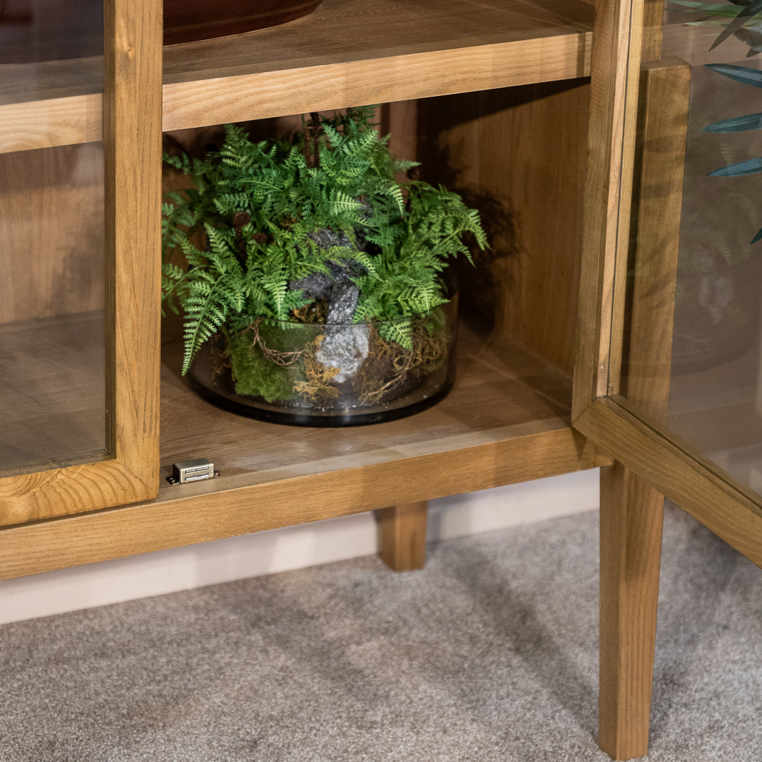 Riley Top 5 Shelf Display Cabinet