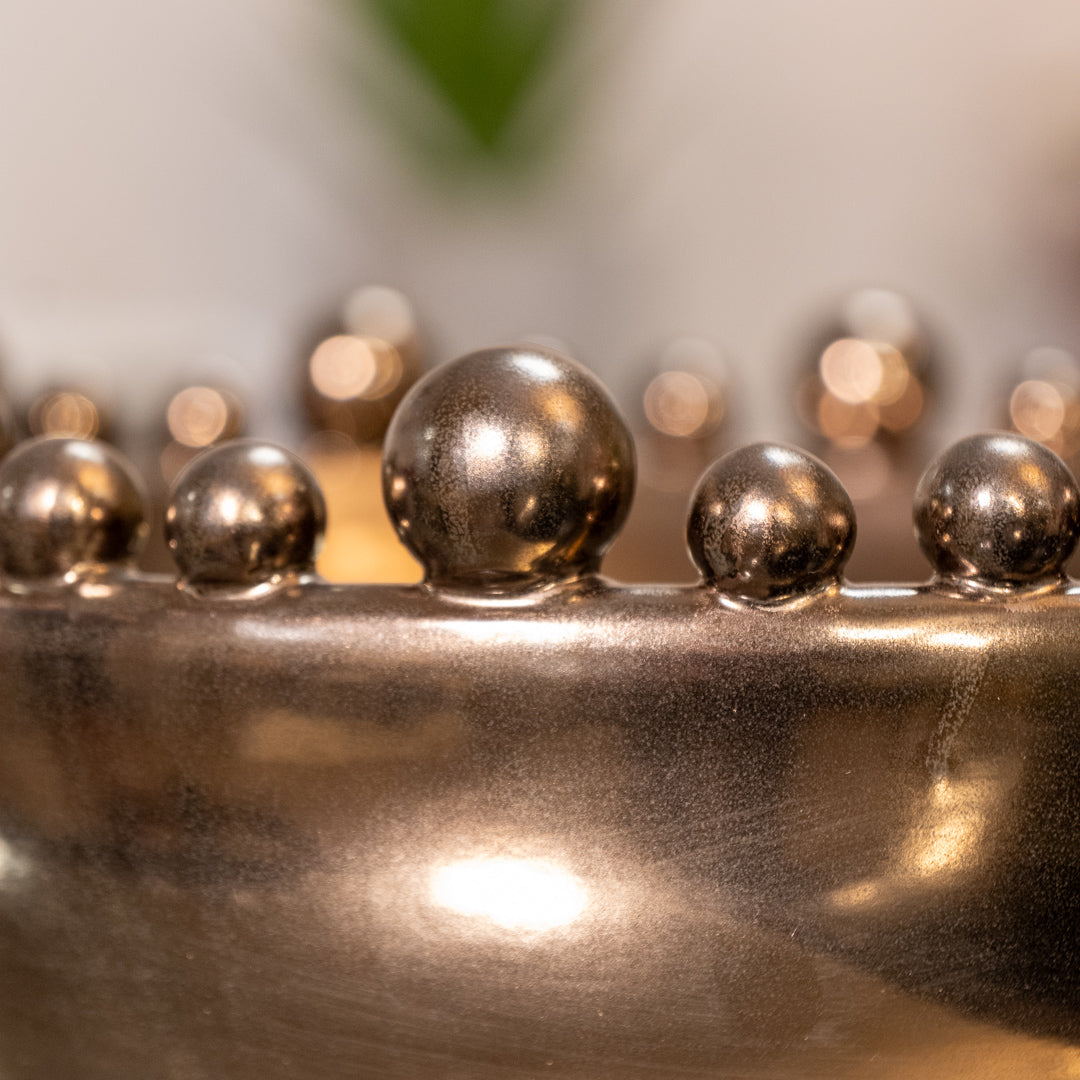 Bronze Bobble Edged Bowl
