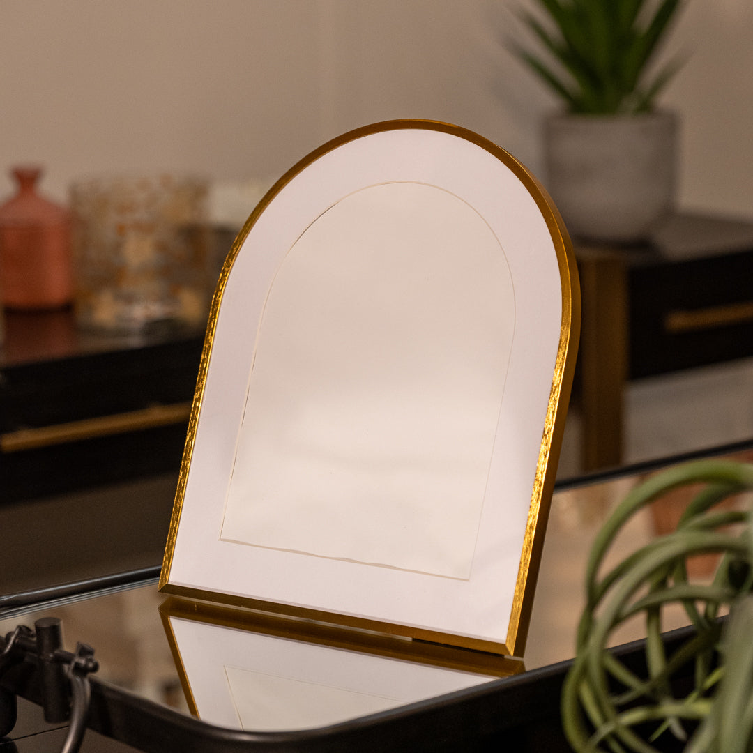 Gold Aluminium Arched Frame