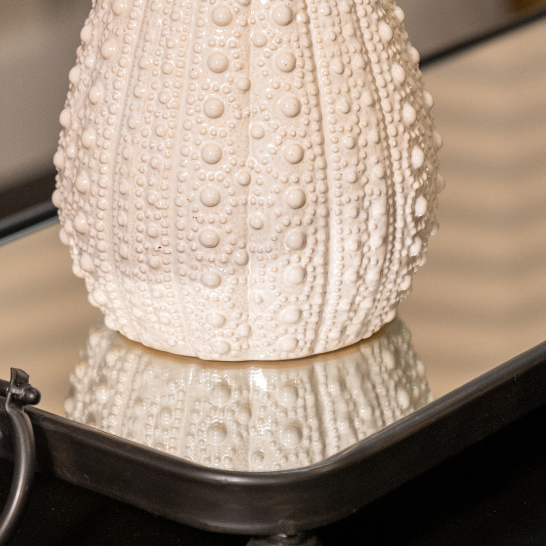 Urchin White Vase