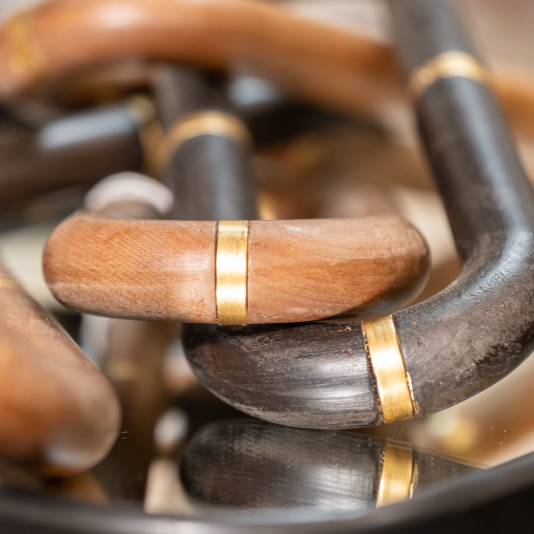 Wooden Two Tone Links