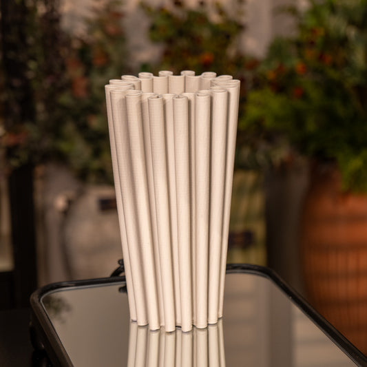 Small White Athena Vase