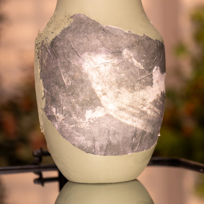 Sage Abstract Vase