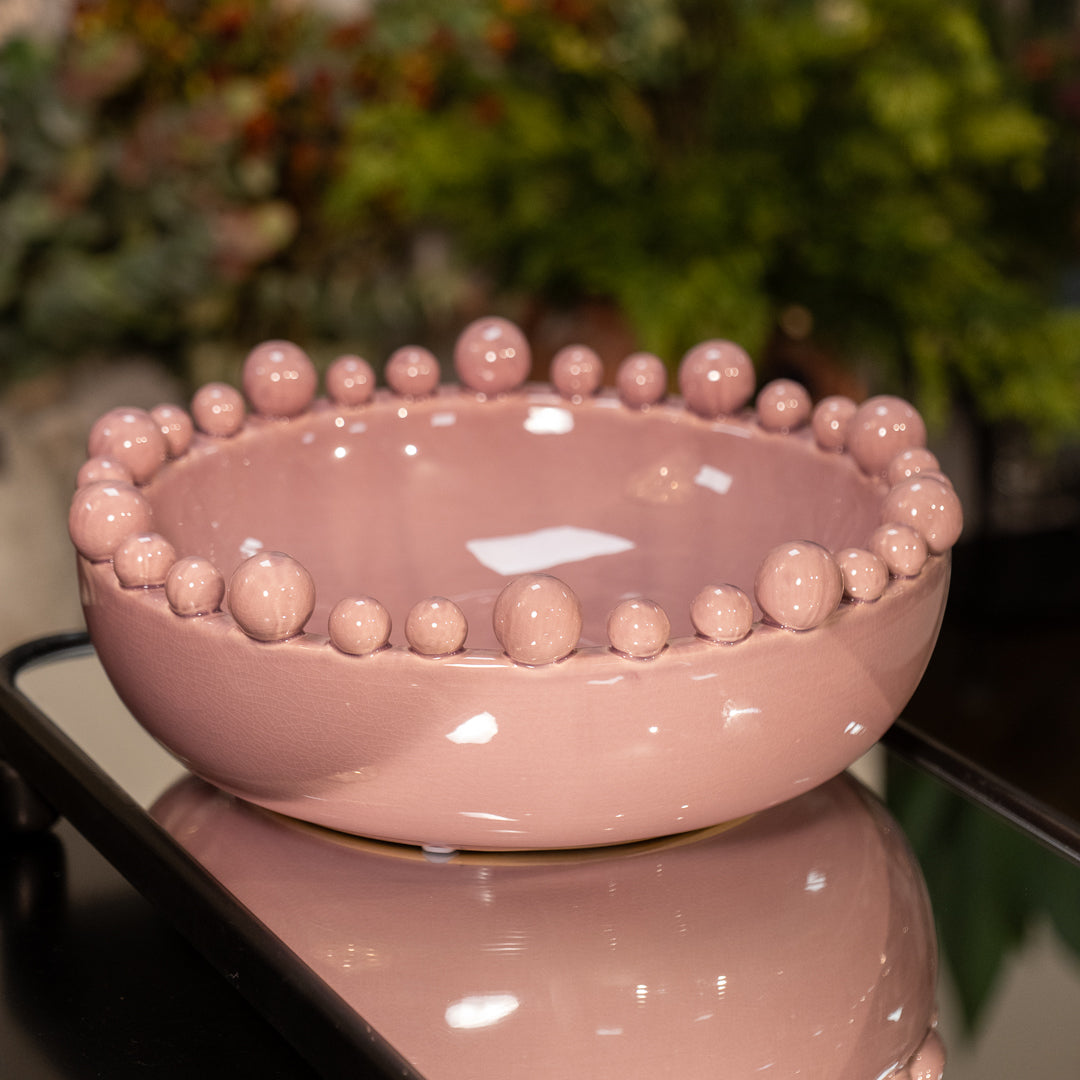 Matt Blush Bobble Bowl