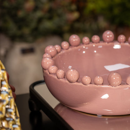 Matt Blush Bobble Bowl
