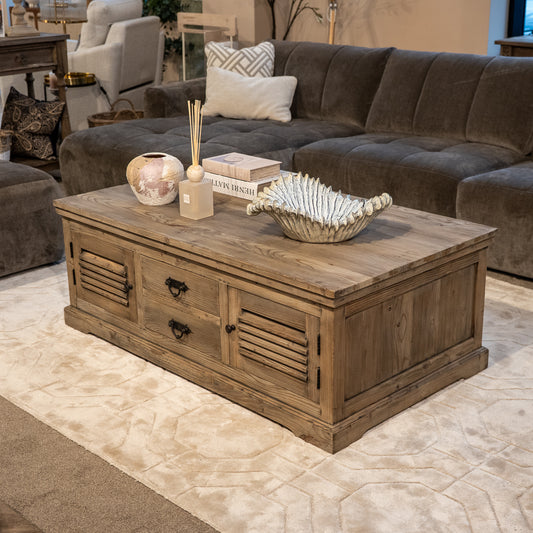 Normandy Reclaimed 2 Door 2 Drawer Coffee Table