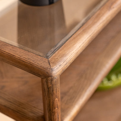 Kent Console Table with Glass Top
