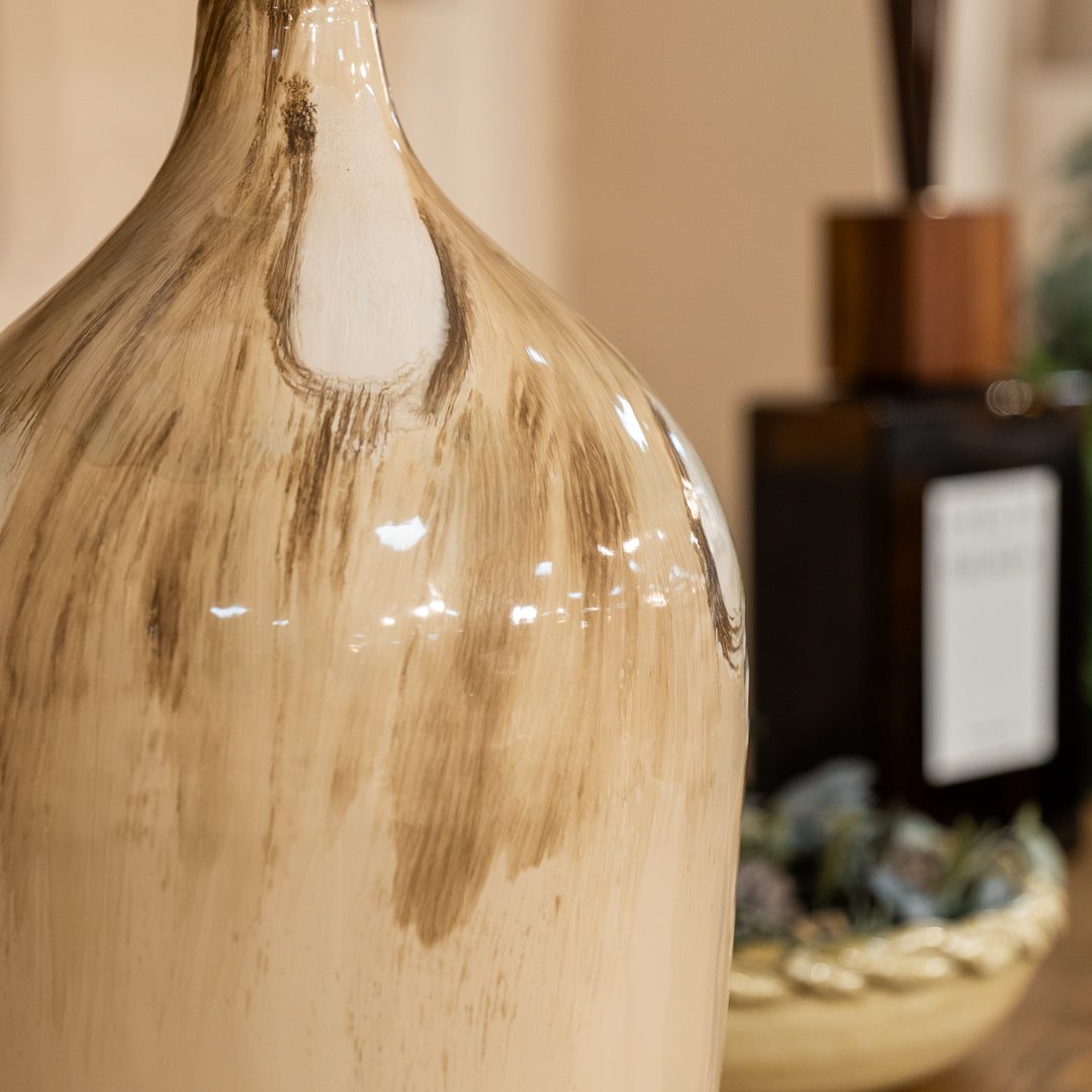 Mystique Table Lamp with Linen Shade