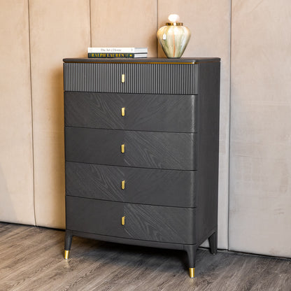 Diletta Ebony Tall Chest