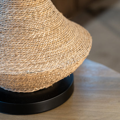 Natural Rope Table Lamp with Linen Shade