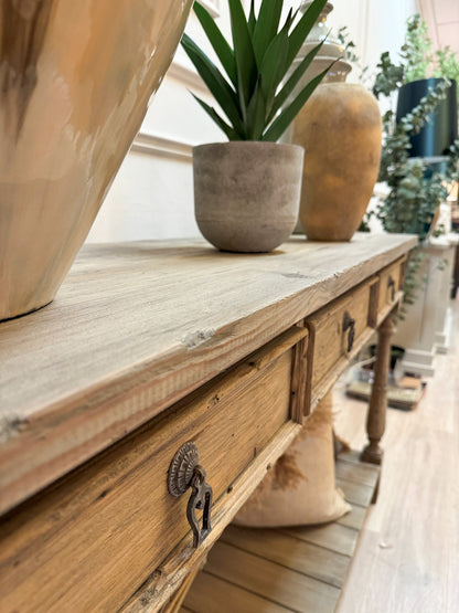 Normandy 3 Drawer Console Table