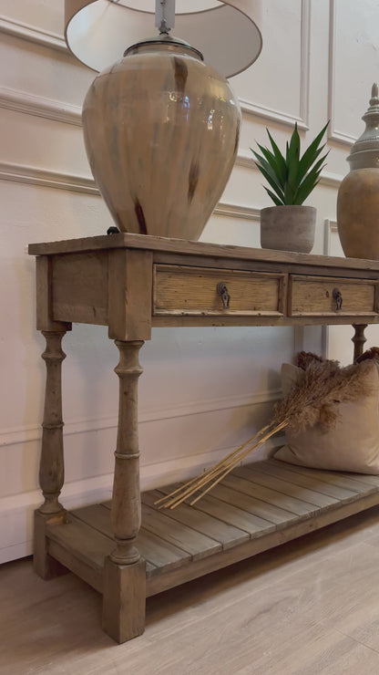 Normandy 3 Drawer Console Table