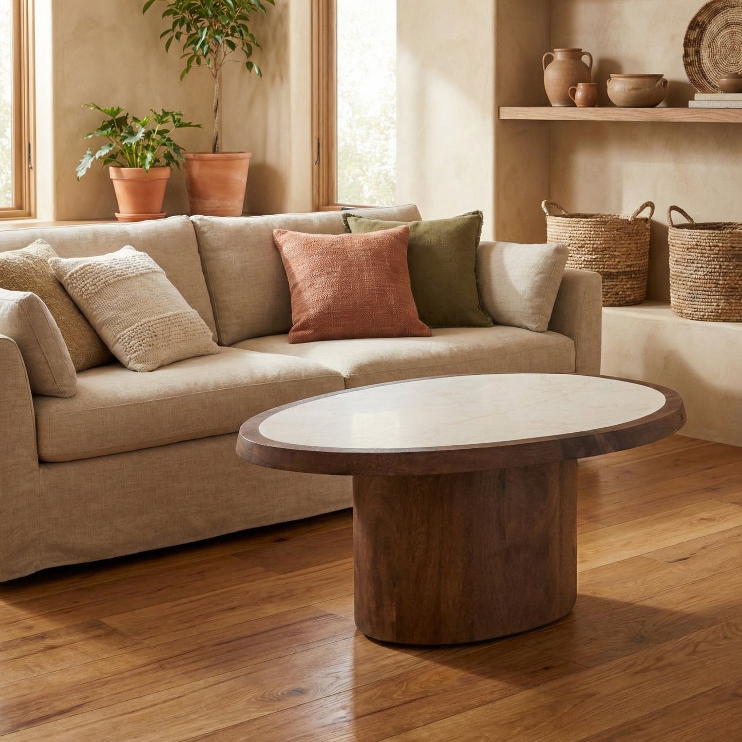 Coffee table Melrose spicebrown