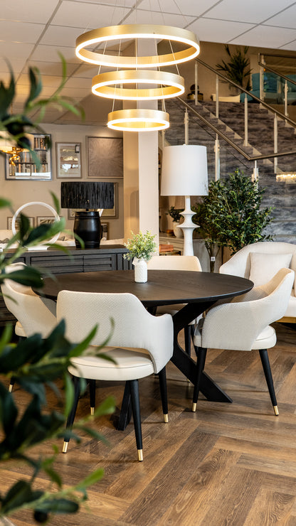 Syndey 1.4m Round Extending Table