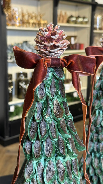 Tiered Christmas Tree With Bow