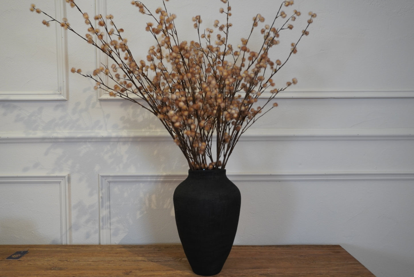 Small Black Textured Vase