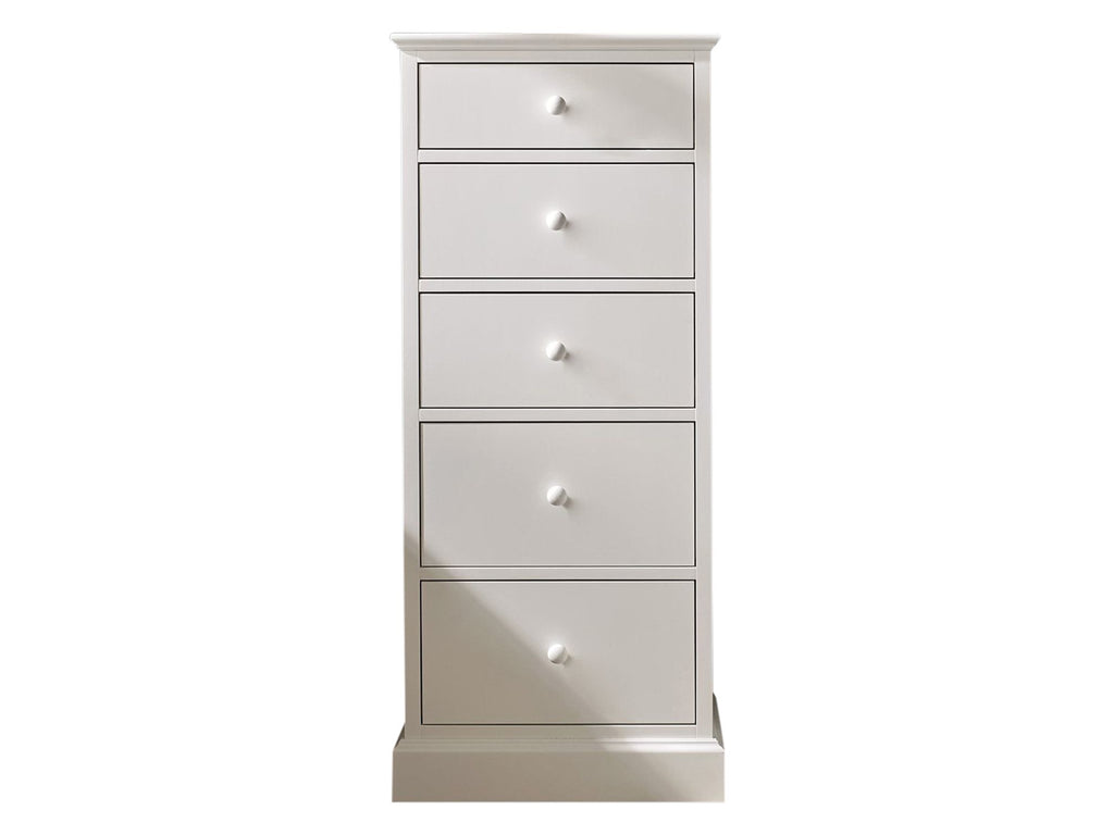 Ashby Soft Grey 5Drawer Tall Chest