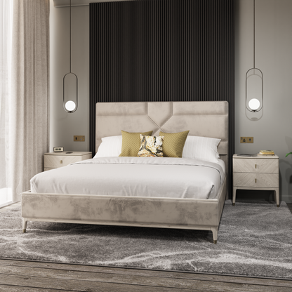 Diletta Stone Kingsize Bedframe