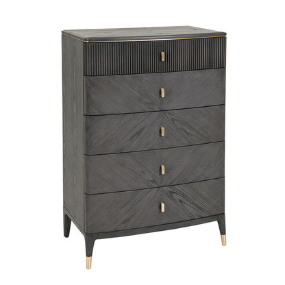 Diletta Ebony Tall Chest