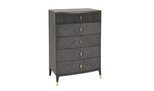 Diletta Ebony Tall Chest